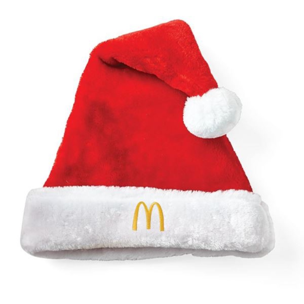 McDonald’s Santa Claus Hat Christmas Xmas